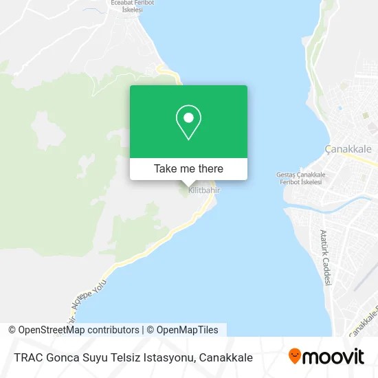 TRAC Gonca Suyu Telsiz Istasyonu map