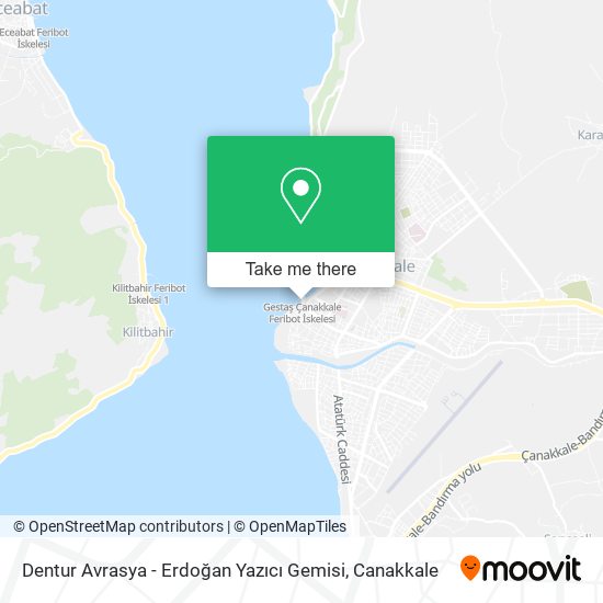 Dentur Avrasya - Erdoğan Yazıcı Gemisi map