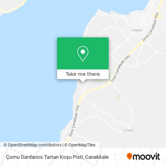 Çomu Dardanos Tartan Koşu Pisti map