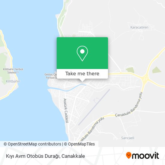 Kıyı Avm Otobüs Durağı map