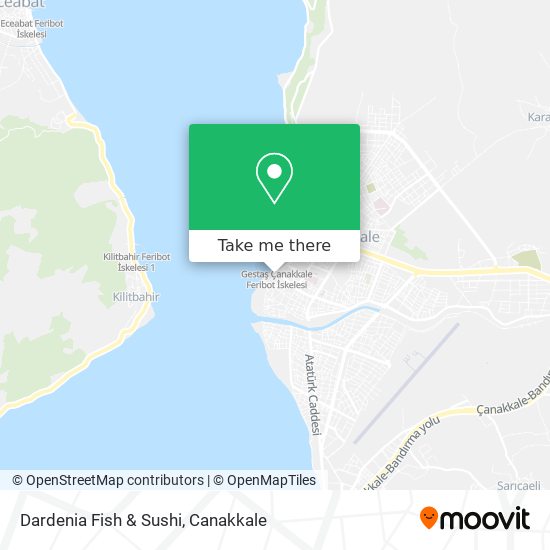 Dardenia Fish & Sushi map