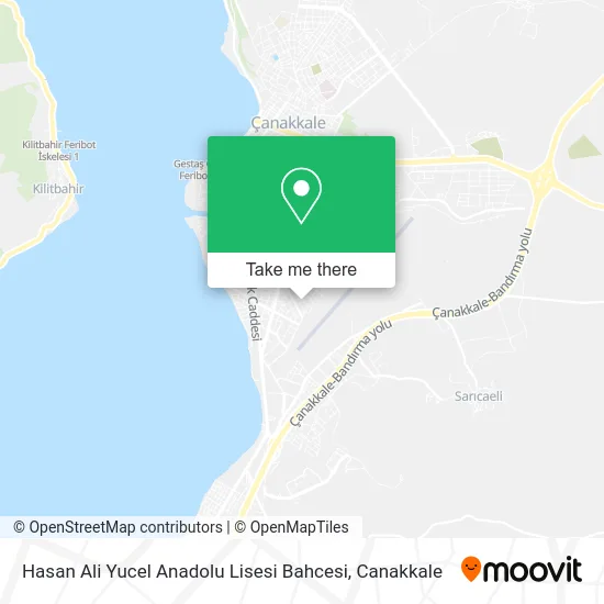 Hasan Ali Yucel Anadolu Lisesi Bahcesi map