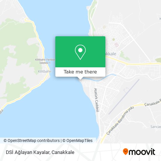DSİ Ağlayan Kayalar map