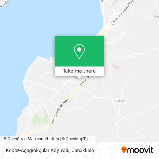 Kepez-Aşağıokçular Köy Yolu map