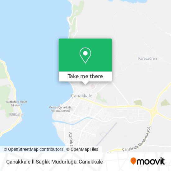 Çanakkale İl Sağlık Müdürlüğü map