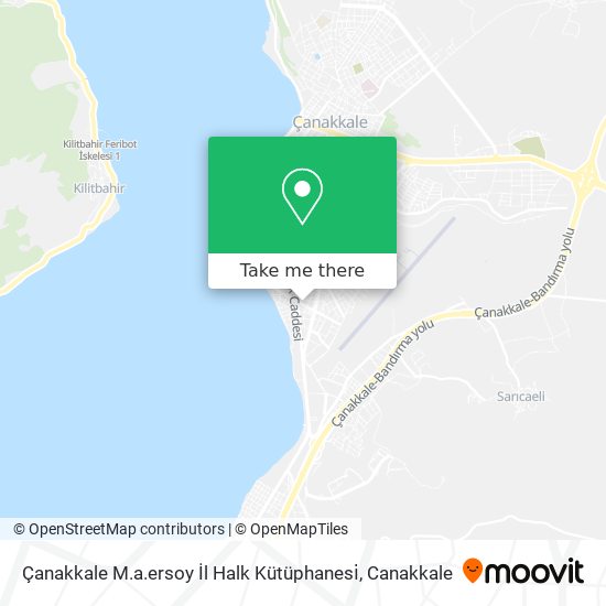 Çanakkale M.a.ersoy İl Halk Kütüphanesi̇ map