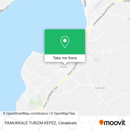 PAMUKKALE TURİZM KEPEZ map