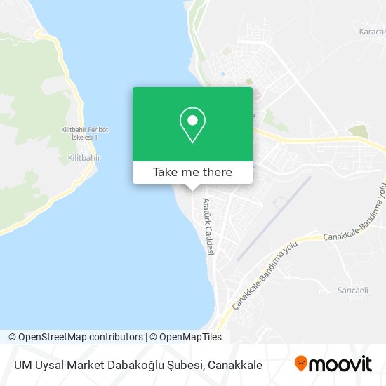 UM Uysal Market Dabakoğlu Şubesi map