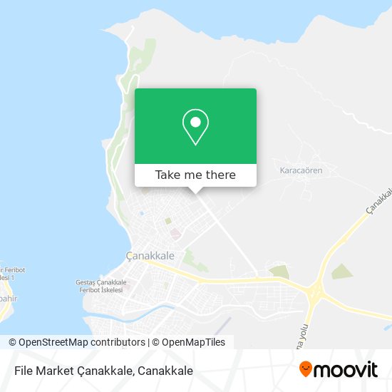 File Market Çanakkale map