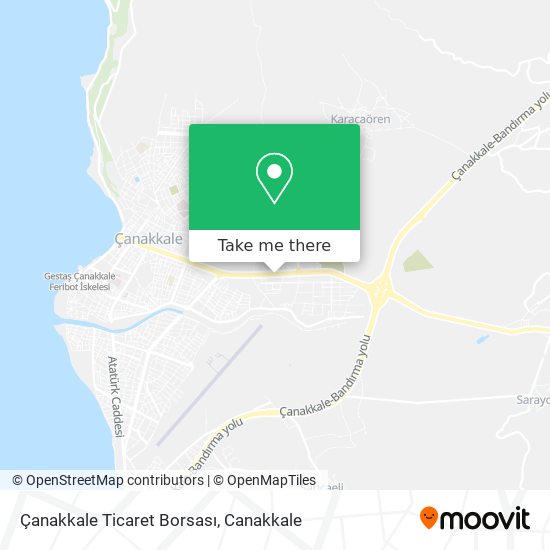Çanakkale Ticaret Borsası map