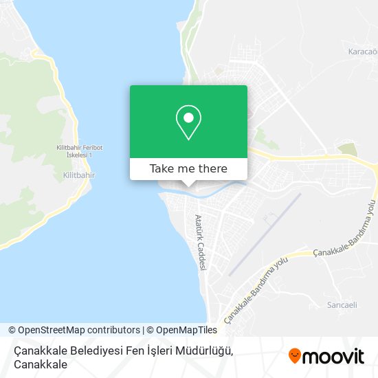 Çanakkale Belediyesi Fen İşleri Müdürlüğü map