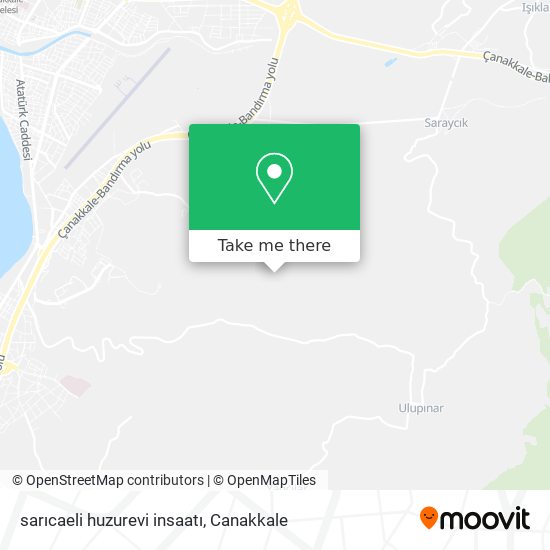 sarıcaeli huzurevi insaatı map