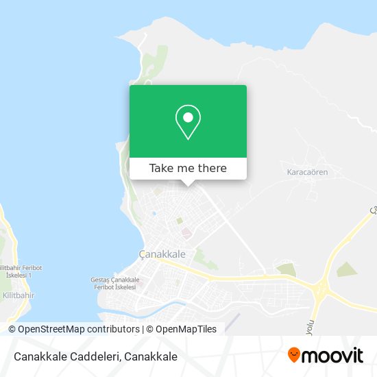 Canakkale Caddeleri map