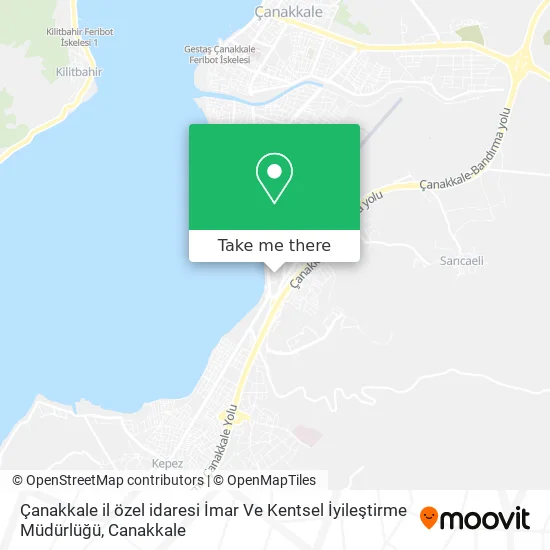 Çanakkale il özel idaresi İmar Ve Kentsel İyileştirme Müdürlüğü map
