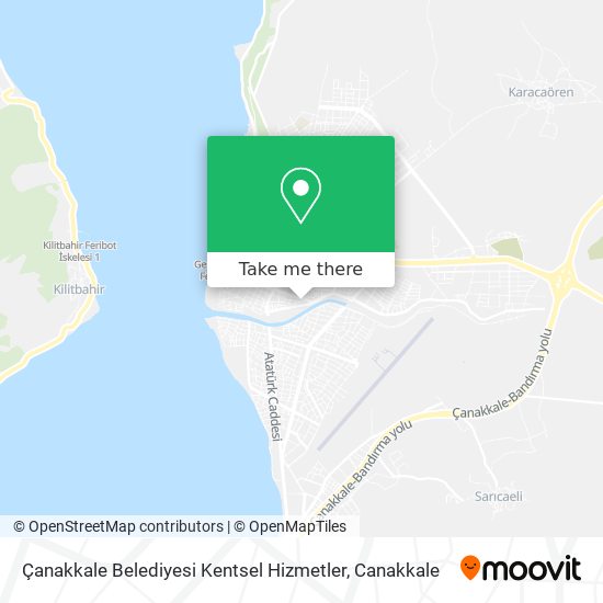 Çanakkale Belediyesi Kentsel Hizmetler map