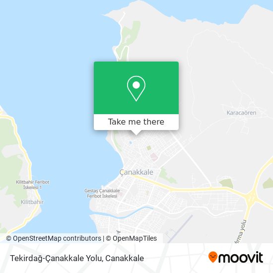 Tekirdağ-Çanakkale Yolu map