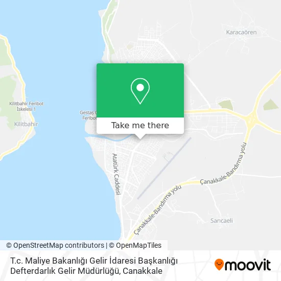 T.c. Maliye Bakanlığı Gelir İdaresi Başkanlığı Defterdarlık Gelir Müdürlüğü map