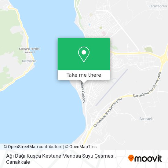 Ağı Dağı Kuşça Kestane Menbaa Suyu Çeşmesi map