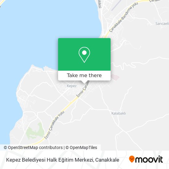 Kepez Belediyesi Halk Eğitim Merkezi map