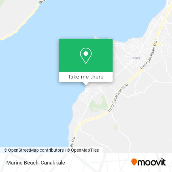 Marine Beach map