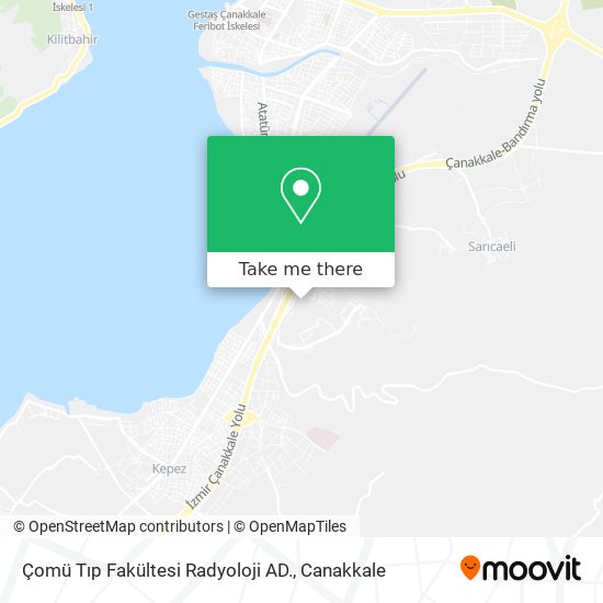 Çomü Tıp Fakültesi Radyoloji AD. map