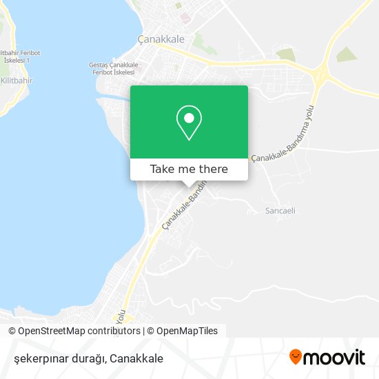 şekerpınar durağı map