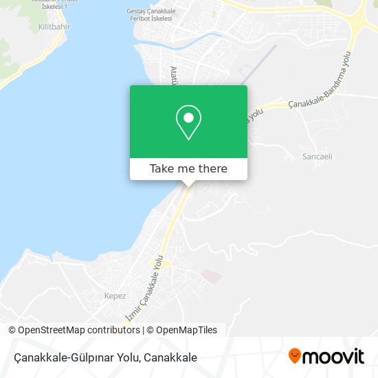 Çanakkale-Gülpınar Yolu map