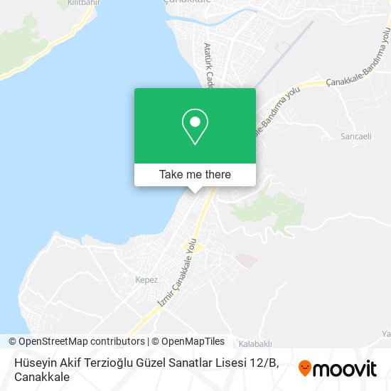 Hüseyin Akif Terzioğlu Güzel Sanatlar Lisesi 12 / B map