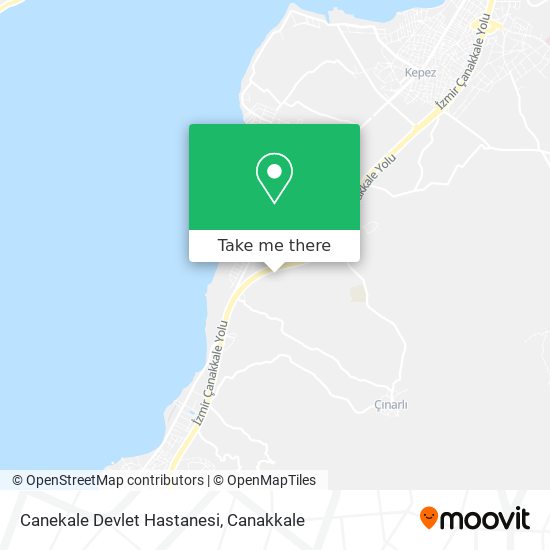 Canekale Devlet Hastanesi map