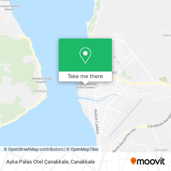 Ayka Palas Otel Çanakkale map