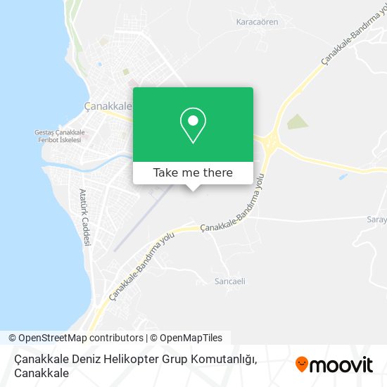 Çanakkale Deniz Helikopter Grup Komutanlığı map