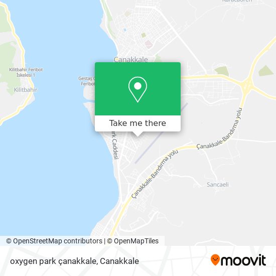 oxygen park çanakkale map