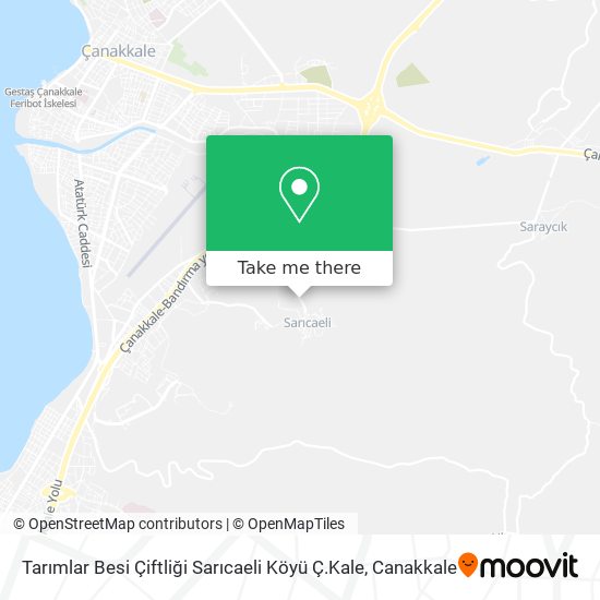 Tarımlar Besi Çiftliği Sarıcaeli Köyü Ç.Kale map