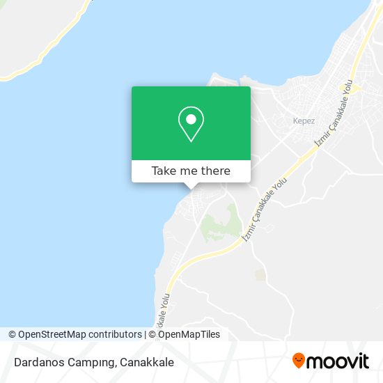 Dardanos Campıng map