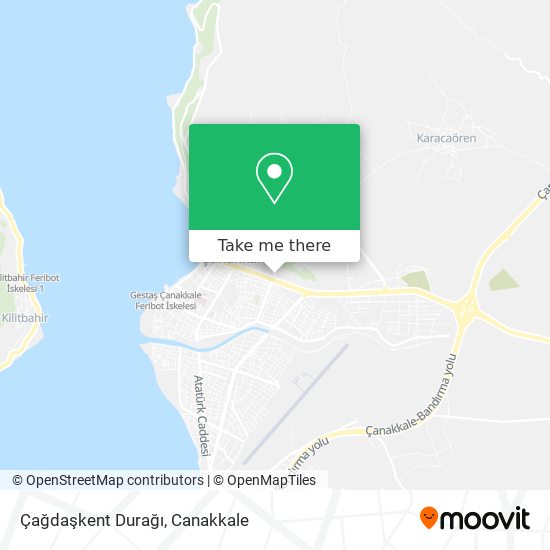 Çağdaşkent Durağı map