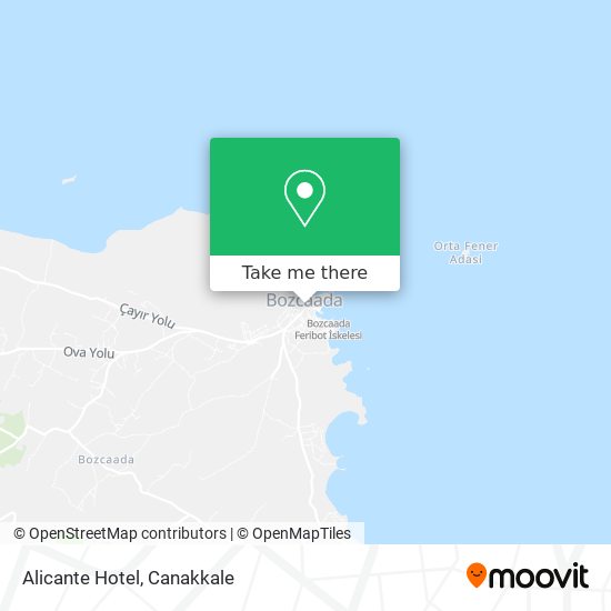 Alicante Hotel map