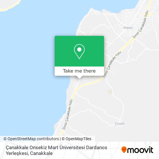 Çanakkale Onsekiz Mart Üniversitesi Dardanos Yerleşkesi map