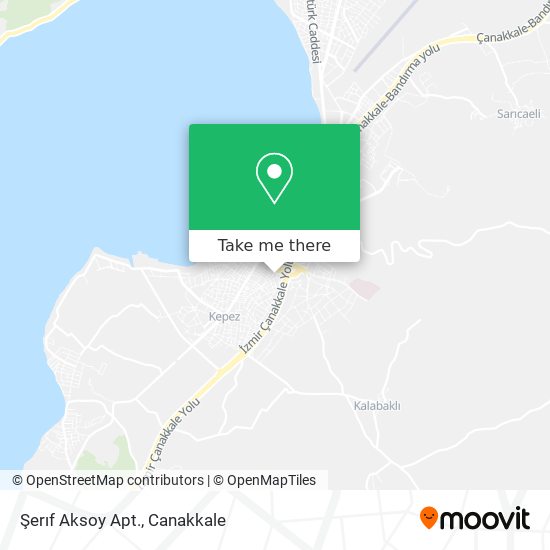 Şerıf Aksoy Apt. map