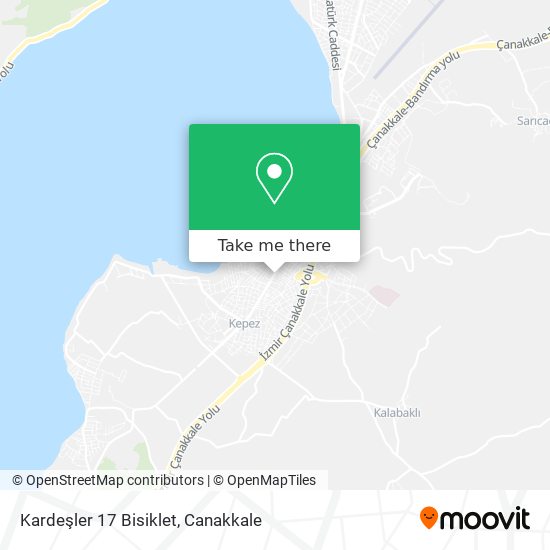 Kardeşler 17 Bisiklet map