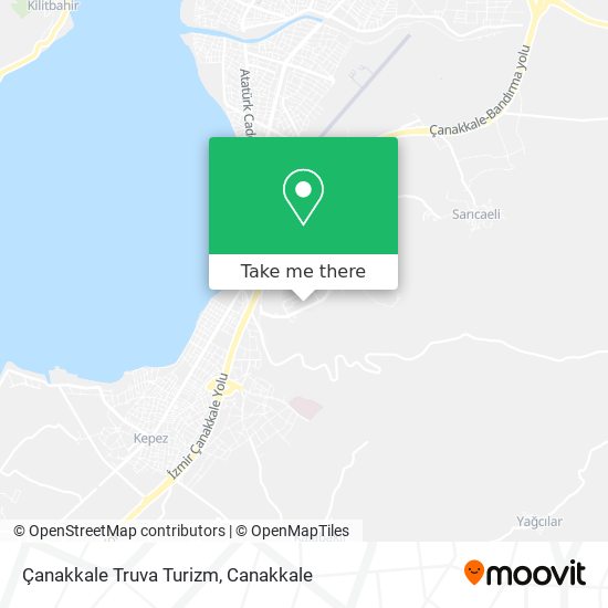 Çanakkale Truva Turizm map