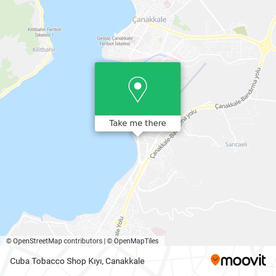 Cuba Tobacco Shop Kıyı map