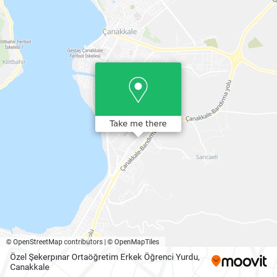 Özel Şekerpınar Ortaöğretim Erkek Öğrenci Yurdu map