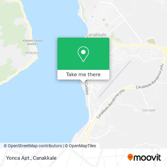 Yonca Apt. map