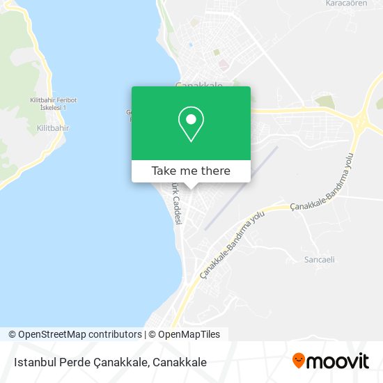 Istanbul Perde Çanakkale map