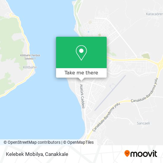 Kelebek Mobilya map