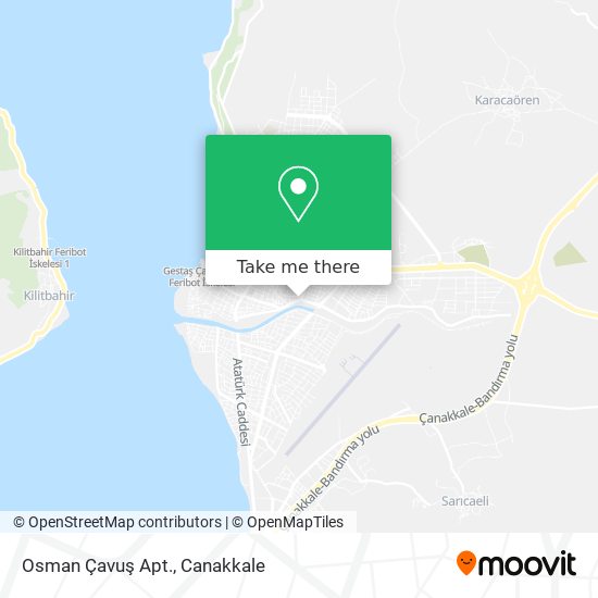Osman Çavuş Apt. map