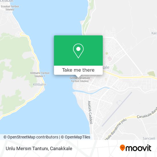 Unlu Mersın Tantunı map