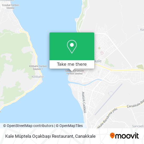 Kale Müptela Oçakbaşı Restaurant map