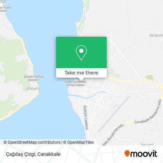 Çağdaş Çizgi map