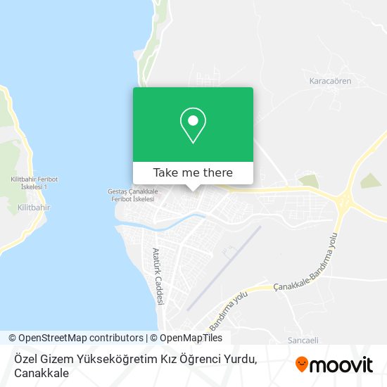 Özel Gizem Yükseköğretim Kız Öğrenci Yurdu map